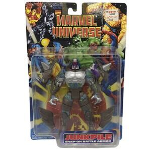 Marvel Universe Junkpile With Snap On Body Armor 1997 New In Box Vintage Toy Biz
